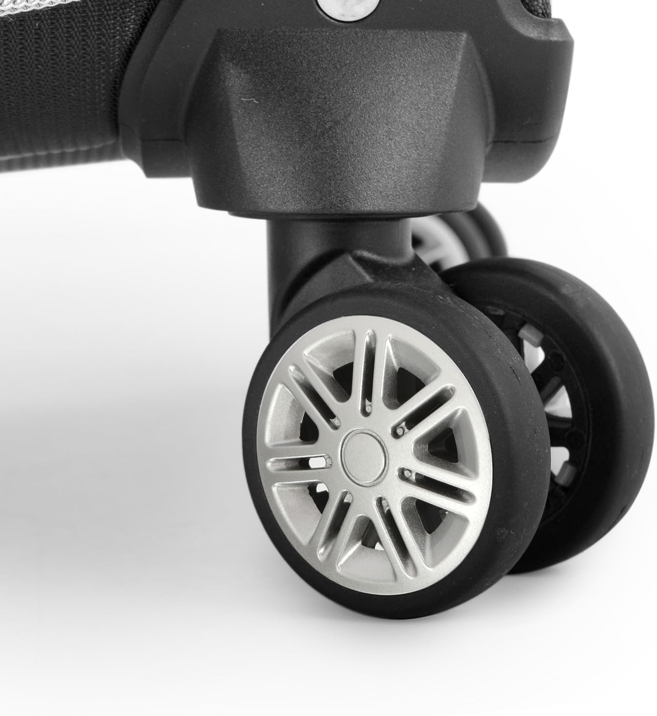 Color Black Traveler's Choice Lares Softside Expandable Luggage with Spinner Wheels, Black, 3 Piece Luggage Set